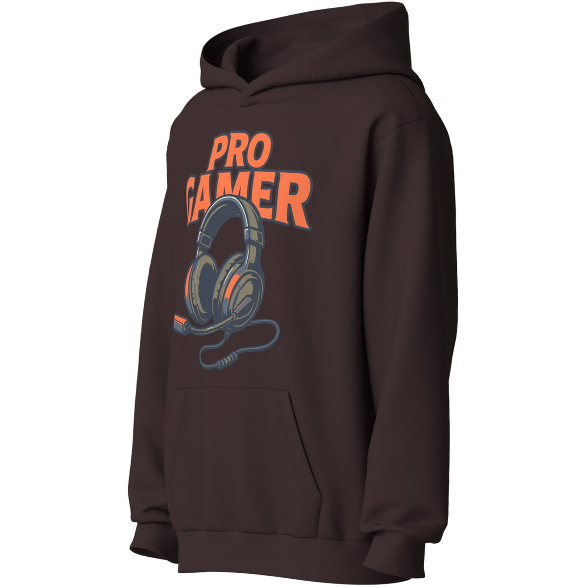 Name It Chocolate Plum Pro Gamer Nkmvugo Ls Nreg Sweat Wh Bru