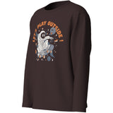 Name It Chocolate Plum Space Skate Nkmvictor Ls Nreg Top