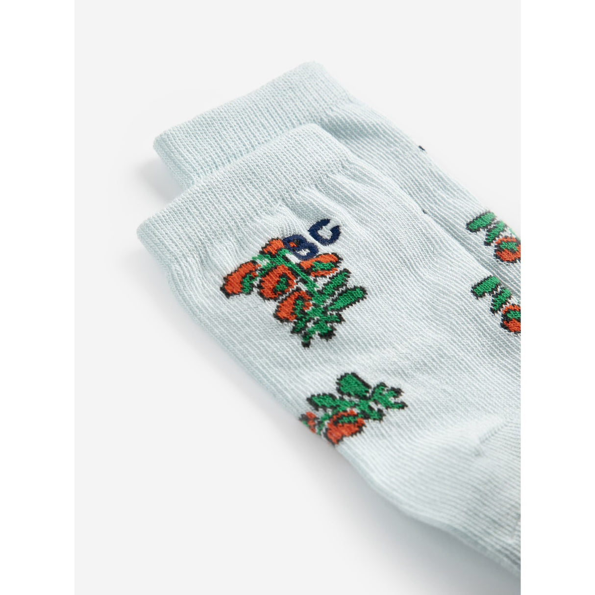 Bobo Choses Light Blue Juicy Tomatoes All Over Short Socks