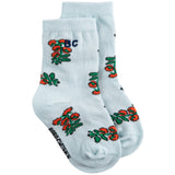 Bobo Choses Light Blue Juicy Tomatoes All Over Short Socks