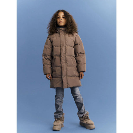 Name It Brown Lentil Nkfmedow03 Puffer Jacket Long Fo