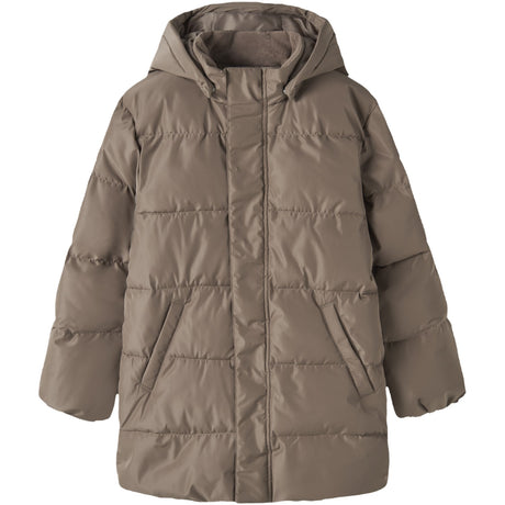Name It Brown Lentil Nkfmedow03 Puffer Jacket Long Fo