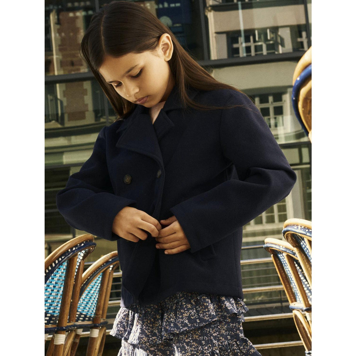 Name It Dark Sapphire Nkfmaria Coat