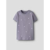 Name It Lavender Gray Nmfnakal Ss Slim Top Noos