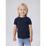 Name It Dark Sapphire Nmfnakal Ss Slim Top Noos