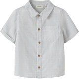 Lil'Atelier Gray Dawn Coconut Milk Nmmflorentin Ss Shirt Lil