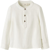 Lil'Atelier Coconut Milk Nmmfreddie Ls Loose Shirt Lil