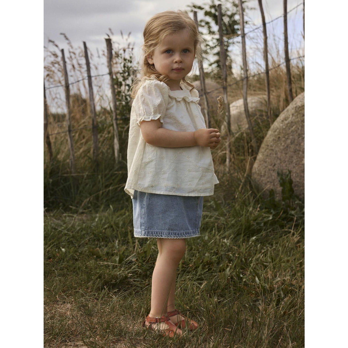 Lil'Atelier Coconut Milk Nmfhosa Ss Loose Shirt Lil