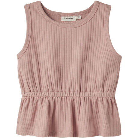 Lil'Atelier Rose Tan Nmfsaseline Sl Loose Top Lil