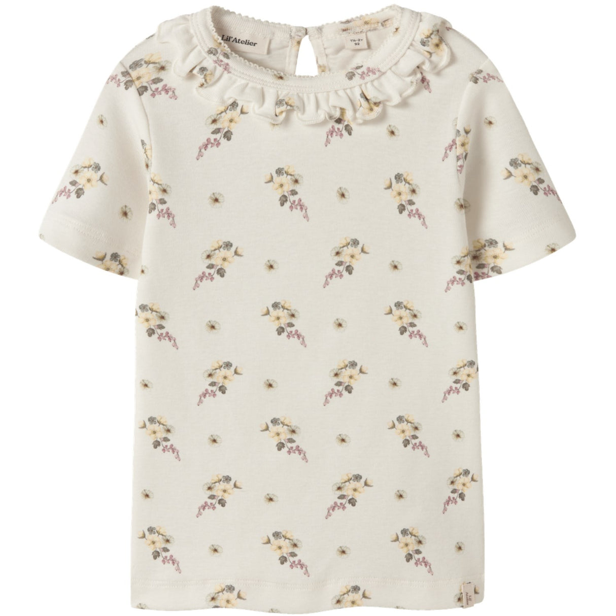 Lil'Atelier Coconut Milk Flower Nmfgayo Ser Ss Slim Top Lil