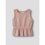 Lil'Atelier Rose Tan Nmfsaseline Sl Loose Top Lil