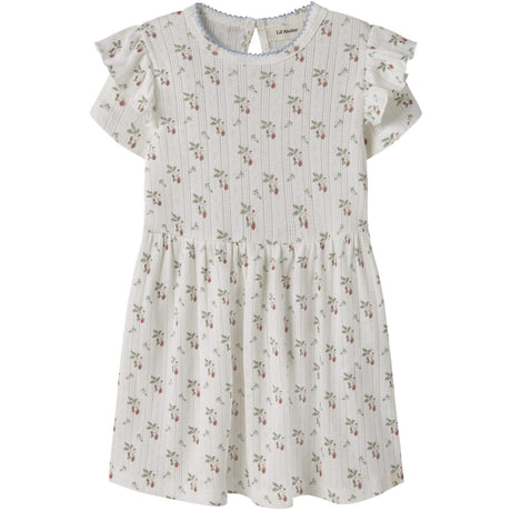 Lil'Atelier Coconut Milk Strawberry Nmfrachello Duna Ss Dress Lil