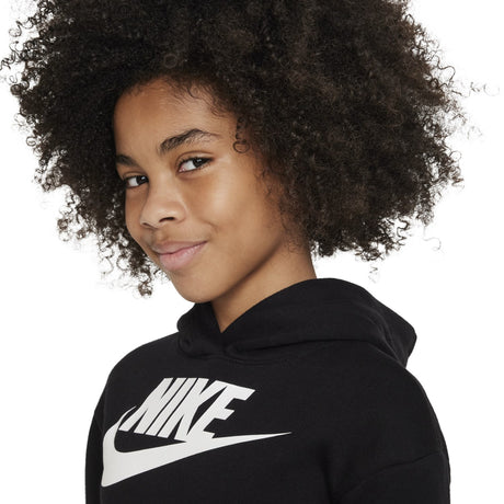 NIKE Black Club Fleece High Low Hoodie