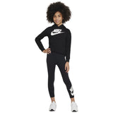 NIKE Black Club Fleece High Low Hoodie