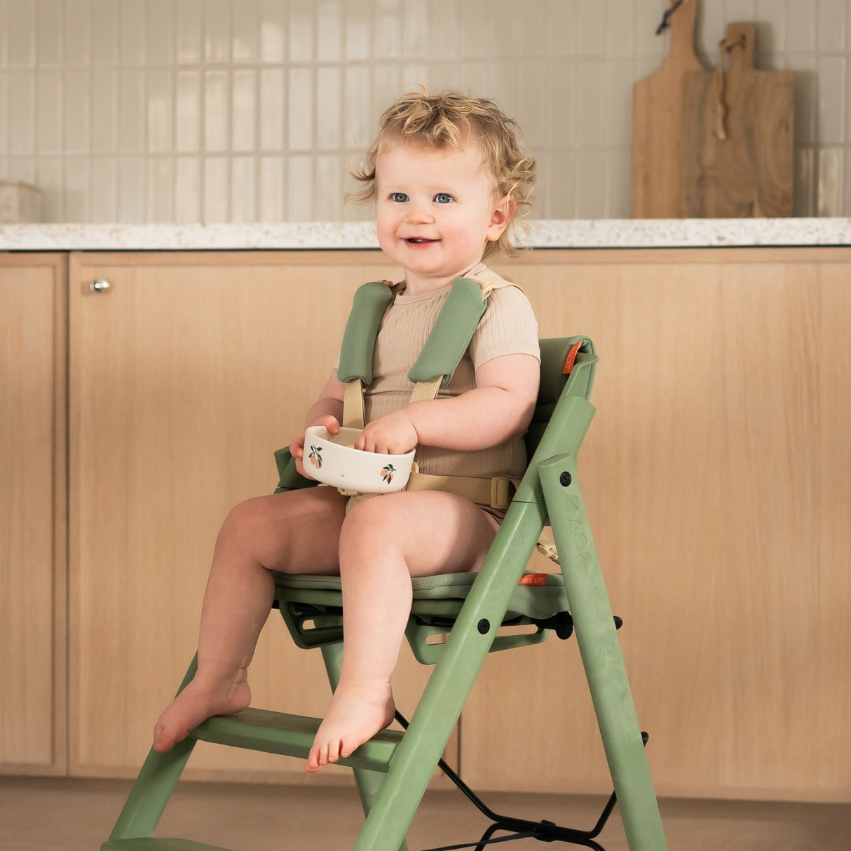 KAOS Mineral Green KLAPP® Jr. Harness & Cushion Set