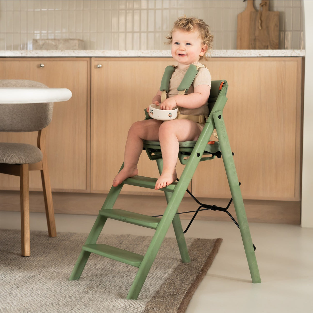 KAOS Mineral Green KLAPP® Jr. Harness & Cushion Set
