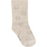 Minymo Light Grey Melange Socks W. Pattern 5-Pack