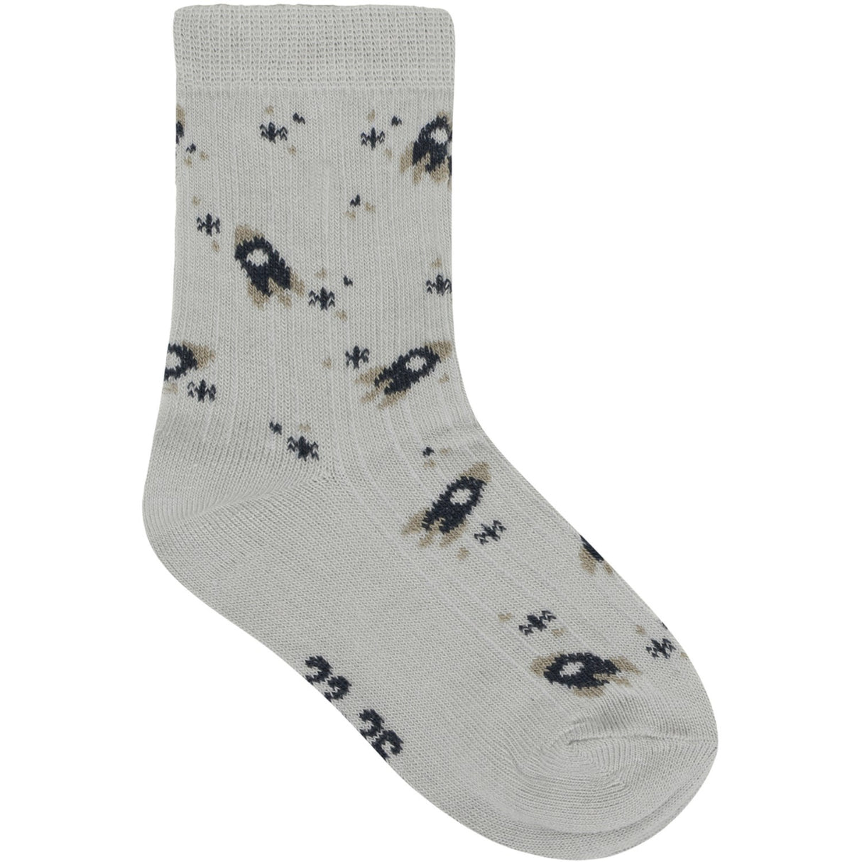 Minymo Willam Gray Socks W. Pattern 5-Pack