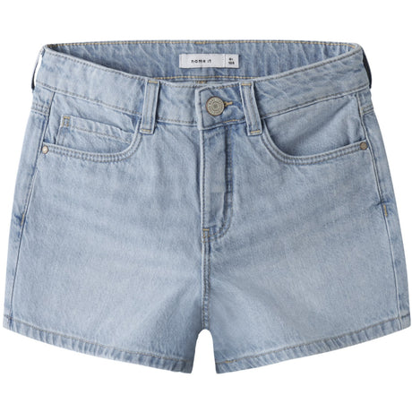 Name It Light Blue Denim Nkfrose Mom Dnm Shorts 1141-Mj Noos