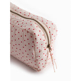 MarMar Cotton Percale Home Happy Hearts Toiletry Bag