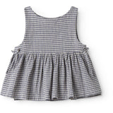 MarMar Cotton Linen Marine Check Tarame Top