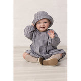 MarMar Cotton Linen Marine Check Dawson B Dress