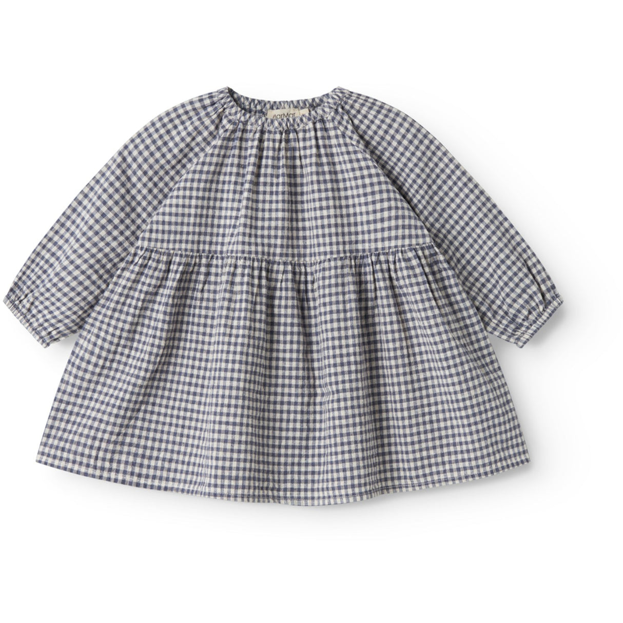 MarMar Cotton Linen Marine Check Dawson B Dress