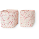 MarMar Cotton Percale Home Happy Hearts Nursery Storage Bags