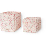 MarMar Cotton Percale Home Happy Hearts Nursery Storage Bags