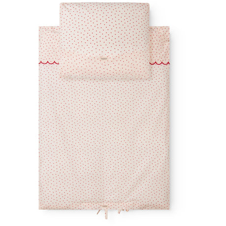 MarMar Crispy Poplin Acc Happy Hearts Bed Linen Scallop Baby