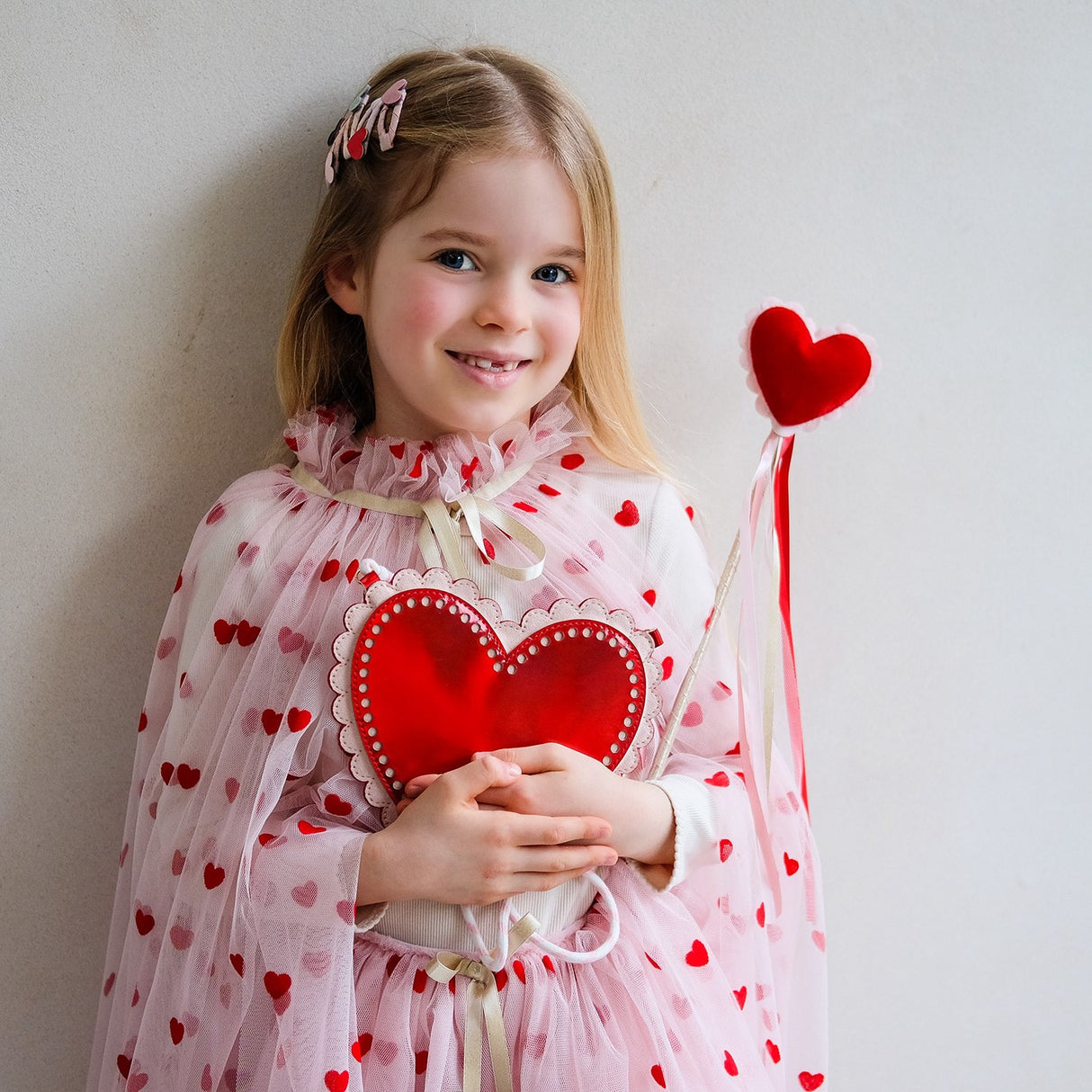 Mimi & Lula Bag Med Rem - Scalloped Heart Valentines