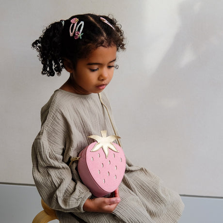 Mimi & Lula Shoulder Bag - Mini Strawberry Spring On The Farm