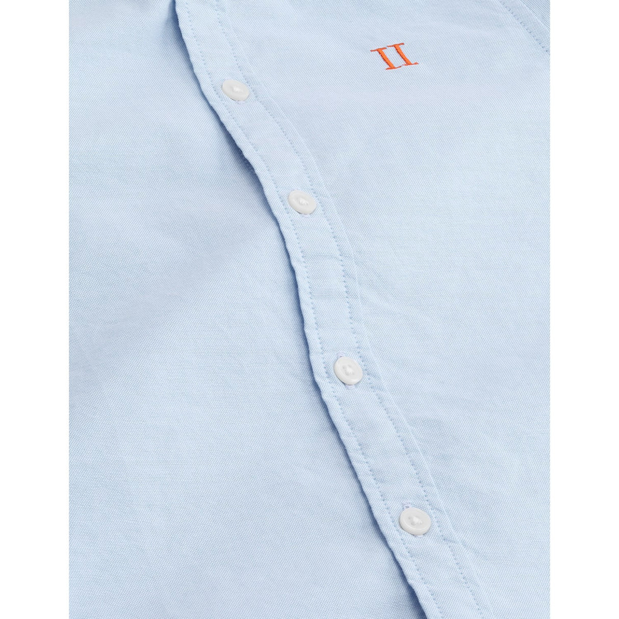 Les Deux Kids Light Blue/White Konrad Contrast Oxford Shirt