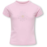 kids ONLY Sweet Lilac Daisy Kogkira Life Ss Blng O-Neck Baby Tee Jrs