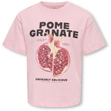 kids ONLY Tickled Pink Pomegranate Kogvivvi Life S/S Loose Lovely Top Jrs