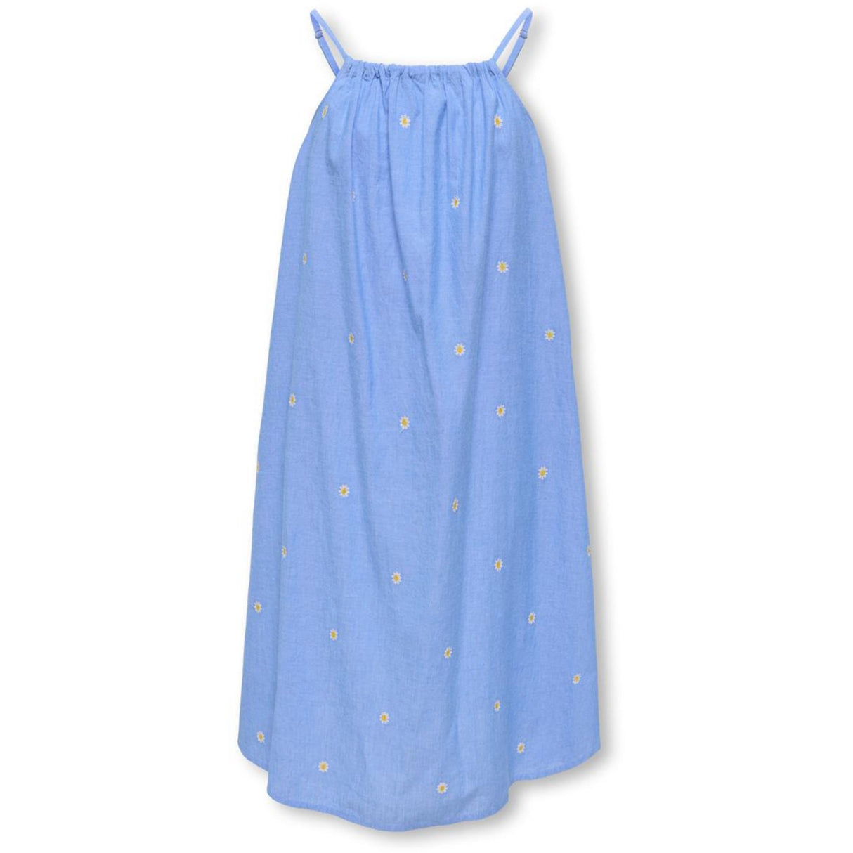 kids ONLY Cashmere Blue Emb Daisy Kogmalou Sl Emb Strap Dress Wvn