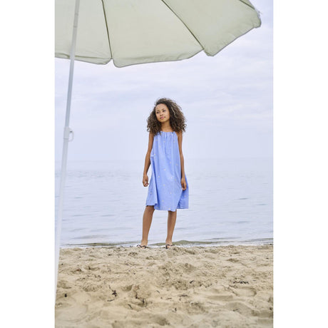 kids ONLY Cashmere Blue Emb Daisy Kogmalou Sl Emb Strap Dress Wvn