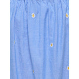kids ONLY Cashmere Blue Emb Daisy Kogmalou Sl Emb Strap Dress Wvn