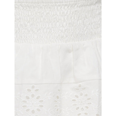 kids ONLY Cloud Dancer Koglou Life Emb Layered Skirt Wvn