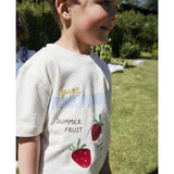 Fliink Cloud Dancer Sommer Strawberry T-Shirt