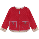 Fliink Sandshell Aop Kota Reversible Strawberry Jacket