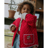 Fliink Sandshell Aop Kota Reversible Strawberry Jacket