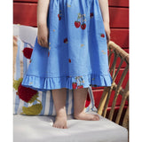 Fliink Marina Blue Aop Elma Strap Dress