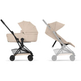 Cybex Cozy Beige/Beige Coÿa Comfort Matt Black Including Foldable Cot