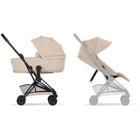 Cybex Cozy Beige/Beige Coÿa Comfort Matt Black Including Foldable Cot