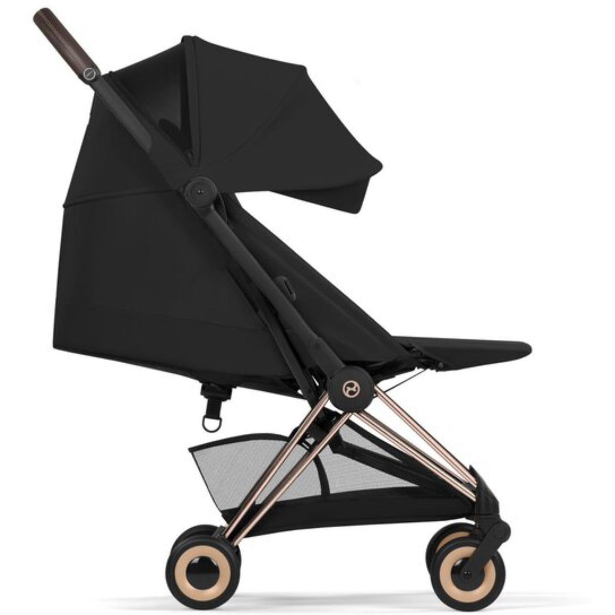 Cybex Sepia Black/Black Coÿa Comfort Rosegold Including Foldable Cot