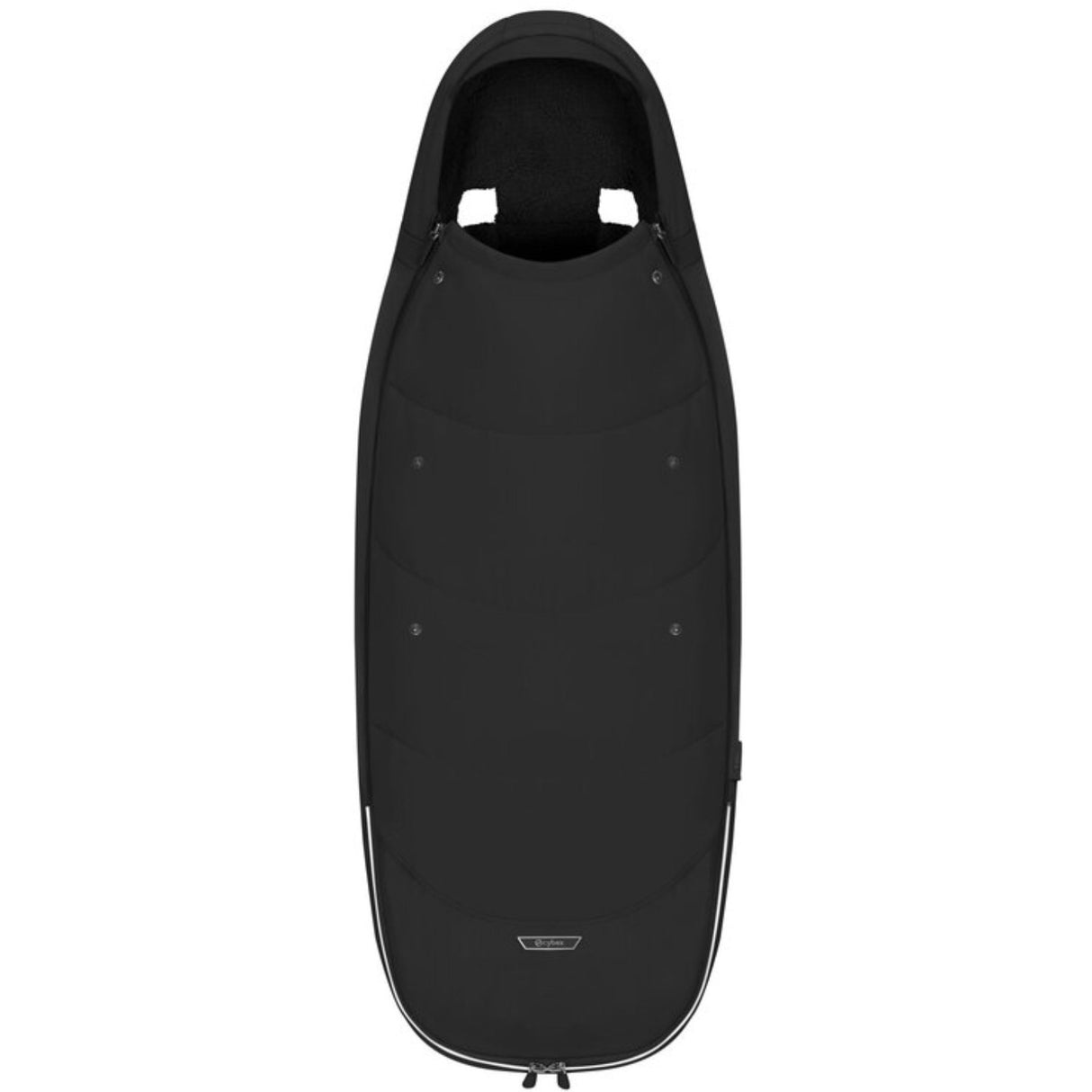 Cybex Sepia Black/Black Platinum Footmuff
