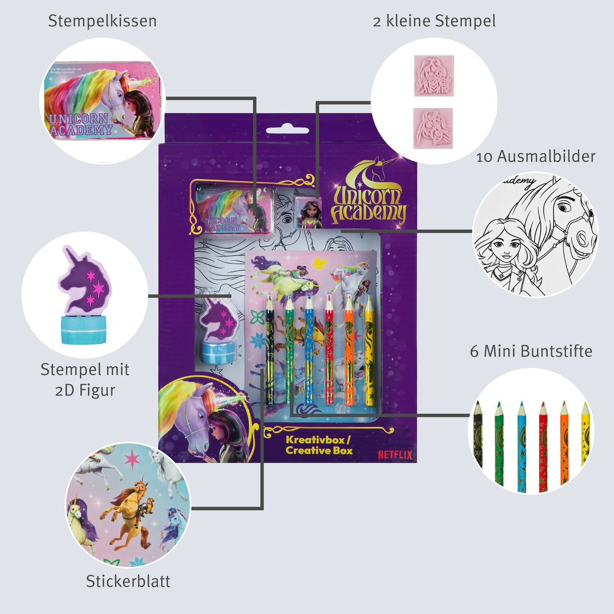 Undercover Unicorn Academy Creative Box