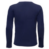 Petit Crabe Blue Basic Zipper Uv-Swim Shirt L/S
