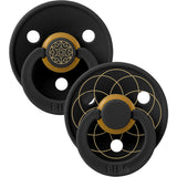 Bibs Ivory Gold Black Gold Pacifier Studio Colour 4 Pack Noor & Layl Latex